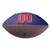 NAVY BLUE RED EN WITTE Football (Gedraaid 270)