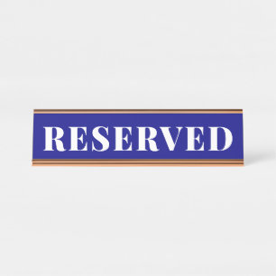 Navy Blue RESERVED Desk Name Bord Bureau Naambordje