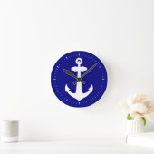 Navy Blue Ronde Klok (Huis)