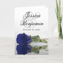 Navy Blue Roos Elegant Romantic Photo Wedding