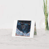 Navy Blue & Roos Gold Agaat Marmer Dank u Foto Bedankkaart (Achterkant)