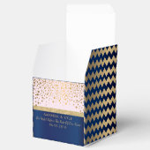 Navy Blue, Roze en Goud - Bedankt Bedankdoosjes (Geopend)