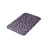 Navy Blue & Roze Love Heart Badmat (Gekanteld)