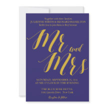 Navy Blue Rustic Chique Mr en Mrs Wedding