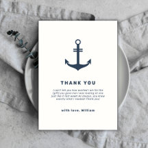 Navy Blue Rustic Nautical Anchor Baby shower