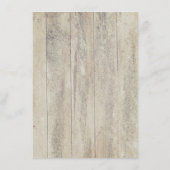 Navy Blue Rustic Nautical Wedding Details Informatiekaartje (Achterkant)