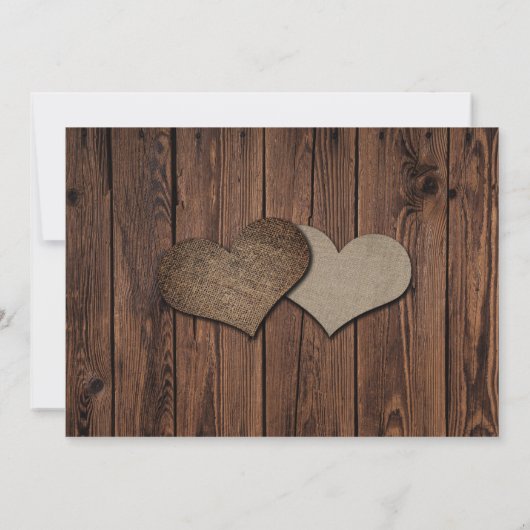 Navy Blue Rustic Wood Licht Zonnebloembruiloft Save The Date (Achterkant)