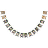 Navy Blue Safari Wild Een 1e verjaardag Maandelijk Vlaggetjes (Alle)