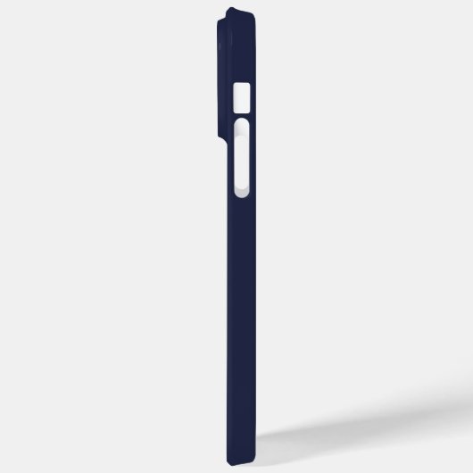 Navy Blue Script - Gepersonaliseerd monogram en na Case-Mate iPhone Case (Achterkant / Links)
