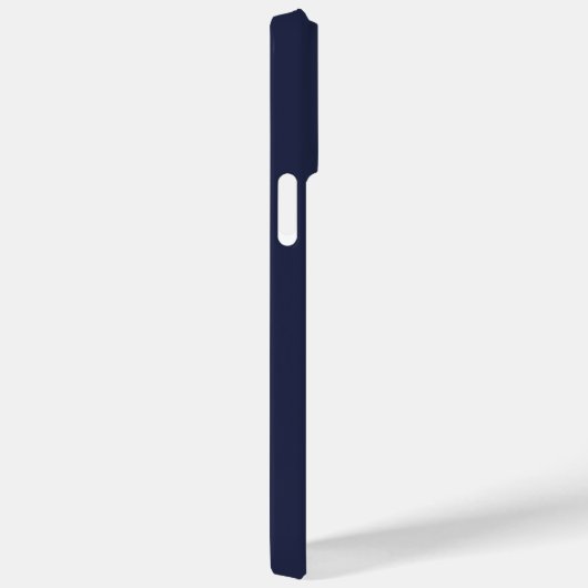 Navy Blue Script - Gepersonaliseerd monogram en na Case-Mate iPhone Case (Achterkant / Rechts)