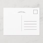 Navy Blue  Script Save the Date Aankondigingskaart (Achterkant)