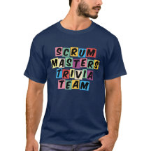 Navy Blue Scrum Masters Shirt