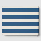 Navy Blue & Silver Bar Mitzvah Gastenboek (Achterkant)