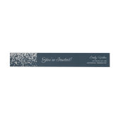 Navy Blue Silver Diamond Confetti (Individueel)