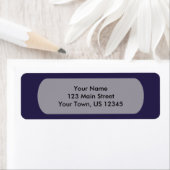 Navy Blue Sjabloon Etiket (Insitu)