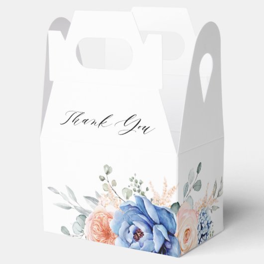 Navy Blue Slate Dusty Blush Pink Vrijgezellenfeest Bedankdoosjes (Geopend)