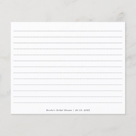 Navy Blue Slate Dusty Blush Vrijgezellenfeest Reci (Achterkant)