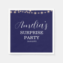 Navy Blue Slinger Verjaardagsverrassing