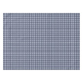 Navy Blue Small Classic Gingham Check Pset Tafelkleed (Voorkant (Horizontaal))