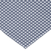 Navy Blue Small Classic Gingham Check Pset Tafelkleed (Gekanteld)