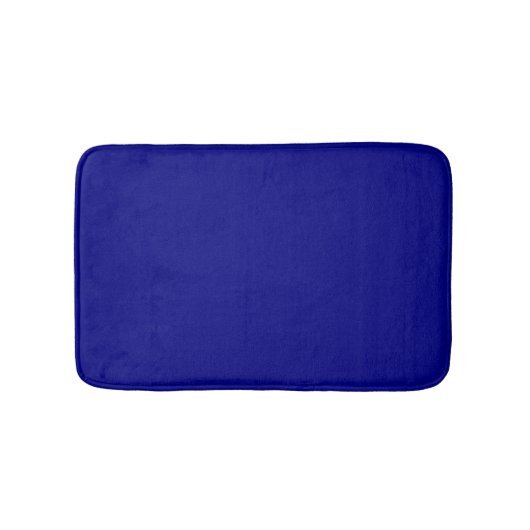Navy Blue Solid Color Badmat (Voorkant)