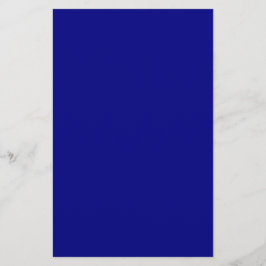 Navy Blue Solid Color Briefpapier