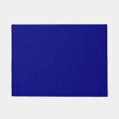 Navy Blue Solid Color Deurmat (Voorkant)