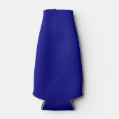Navy Blue Solid Color Flesjeskoeler (Voorkant)