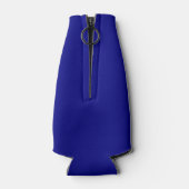 Navy Blue Solid Color Flesjeskoeler (Achterkant)