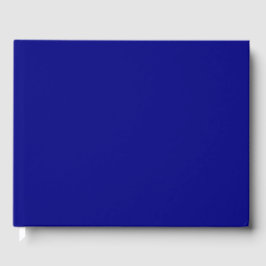 Navy Blue Solid Color Gastenboek