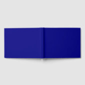 Navy Blue Solid Color Gastenboek (Volledig)