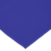 Navy Blue Solid Color Korte Tafelloper (Hoek)