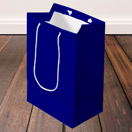 Navy Blue Solid Color Medium Cadeauzakje
