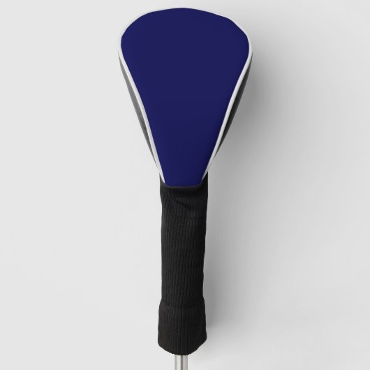 Navy Blue Solid Color past deze aan Golfheadcover (Voorkant)
