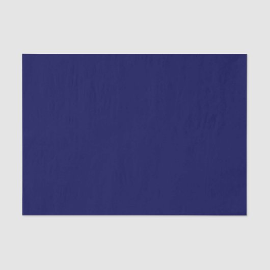 Navy Blue Solid Color past deze aan Tissuepapier (Voorkant)