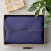 Navy Blue Solid Color past deze aan Tissuepapier (Geschenk)
