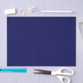 Navy Blue Solid Color past deze aan Tissuepapier (Craft)