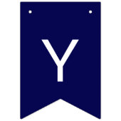 Navy Blue Solid Color past deze aan Vlaggetjes (Tweede vlag)