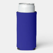Navy Blue Solid Color Seltzer Blikjeskoeler (Seltzer Voorkant)