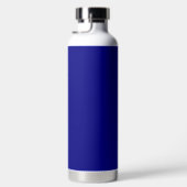 Navy Blue Solid Color Waterfles (Rechts)