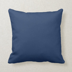 Navy Blue Solid Kussen