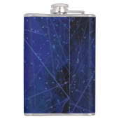 Navy Blue sparkle Heupfles (Achterkant)