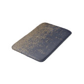 Navy Blue Sparkly Glitter Ombre Badmat (Gekanteld)