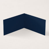 Navy Blue Special Unieke Moderne Consultant Visitekaartje (Binnen)