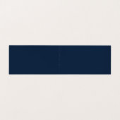 Navy Blue Special Unieke Moderne Consultant Visitekaartje (Binnenkant ongevouwen)