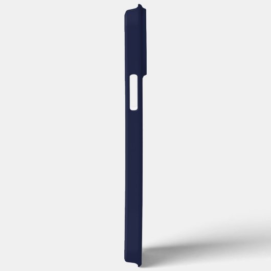 Navy Blue Specialized Script Monogram en Naam Case-Mate iPhone Case (Achterkant / Rechts)