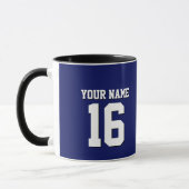 Navy Blue Sports Jersey Team Jersey Mok (Links)