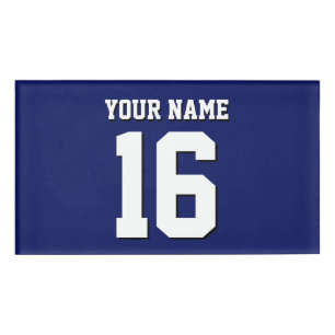 Navy Blue Sports Jersey Team Jersey Naambadge