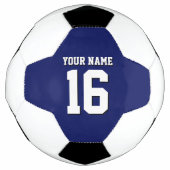 Navy Blue Sports Jersey Team Jersey Voetbal (Voorkant)