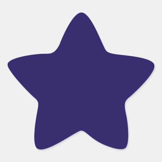 Navy Blue Star Stickers (Voorkant)